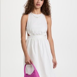 English Factory Elastic Dress - White - Size Small